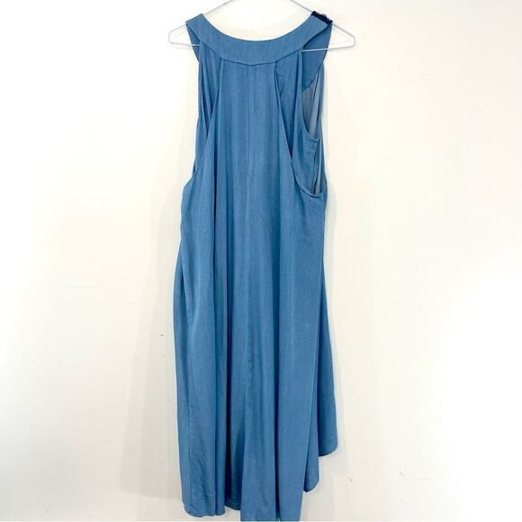 Frank Lyman Blue Denim Tunic Dress Two layer US 8 - Picture 5 of 10